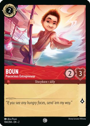 Boun - Precocious Entrepreneur (104/204) [Rise of the Floodborn] Cold Foil - Deck Out Gaming