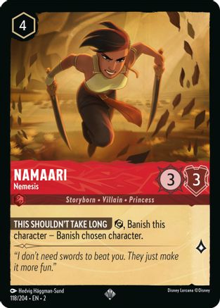 Namaari - Nemesis (118/204) [Rise of the Floodborn] - Deck Out Gaming