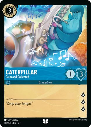 Caterpillar - Calm and Collected (141/204) [Rise of the Floodborn] Cold Foil - Deck Out Gaming