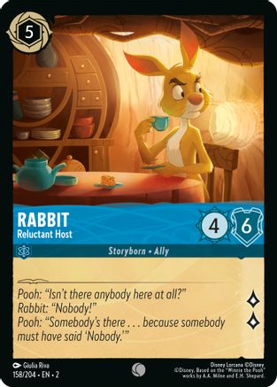 Rabbit - Reluctant Host (158/204) [Rise of the Floodborn] - Deck Out Gaming