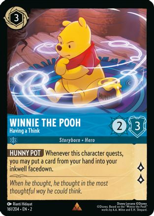 Winnie the Pooh - Having a Think (161/204) [Rise of the Floodborn] - Deck Out Gaming