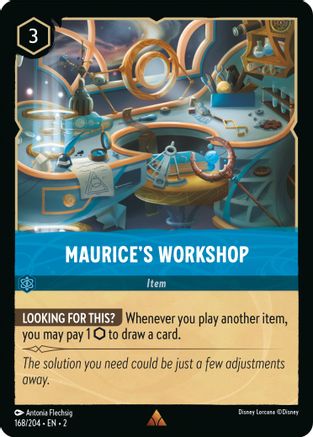 Maurice's Workshop (168/204) [Rise of the Floodborn] - Deck Out Gaming