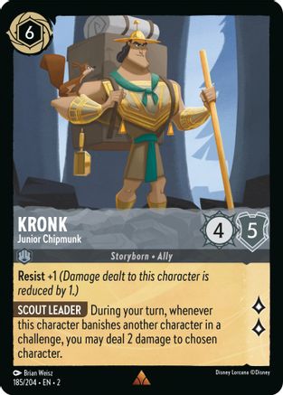 Kronk - Junior Chipmunk (185/204) [Rise of the Floodborn] - Deck Out Gaming