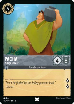 Pacha - Village Leader (190/204) [Rise of the Floodborn] Cold Foil - Deck Out Gaming