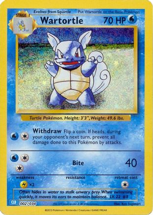 Wartortle (2) [Trading Card Game Classic] Holofoil - Deck Out Gaming