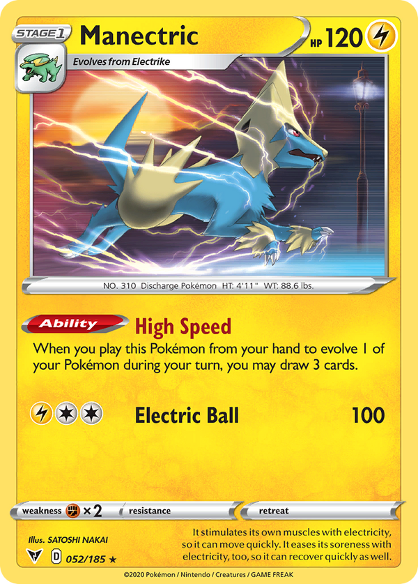 Manectric [SWSH04: Vivid Voltage] Reverse Holofoil - Deck Out Gaming