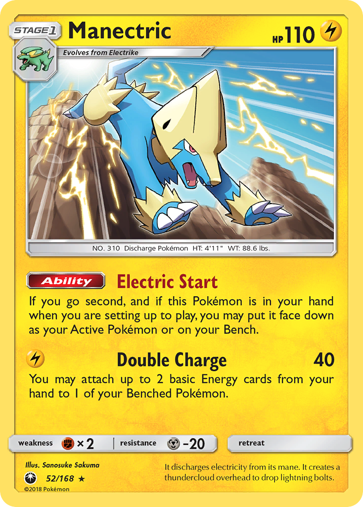 Manectric (52) [SM - Celestial Storm] - Deck Out Gaming