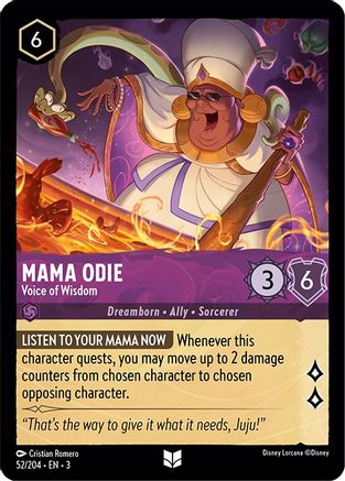 Mama Odie - Voice of Wisdom (52/204) [Into the Inklands] - Deck Out Gaming