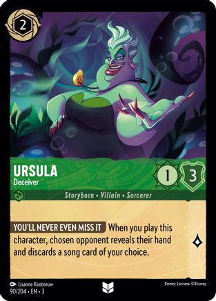 Ursula - Deceiver (90/204) [Into the Inklands] - Deck Out Gaming