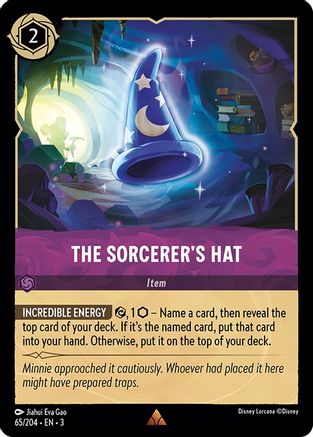 The Sorcerer's Hat (65/204) [Into the Inklands] Cold Foil - Deck Out Gaming