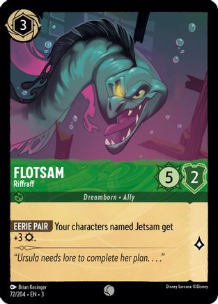 Flotsam - Riffraff (72/204) [Into the Inklands] Cold Foil - Deck Out Gaming