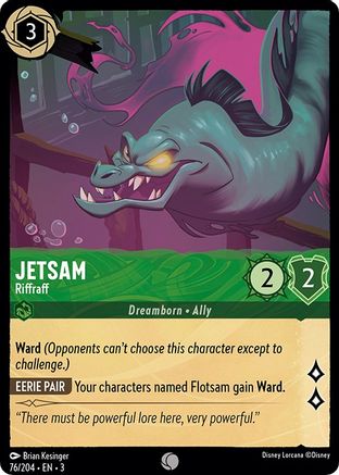 Jetsam - Riffraff (76/204) [Into the Inklands] Cold Foil - Deck Out Gaming