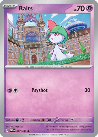 Ralts (27) [SV: Paldean Fates] - Deck Out Gaming