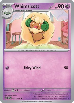 Whimsicott (35) [SV: Paldean Fates]