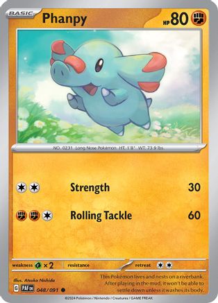 Phanpy (48) [SV: Paldean Fates] Reverse Holofoil - Deck Out Gaming