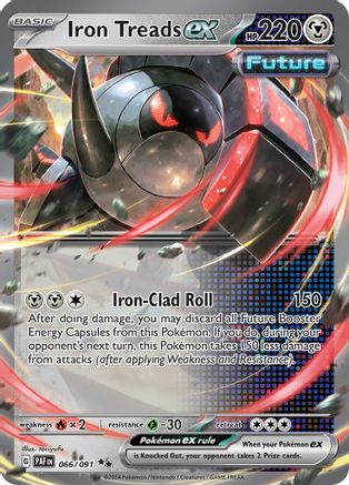 Iron Treads ex (66) [SV: Paldean Fates] Holofoil - Deck Out Gaming