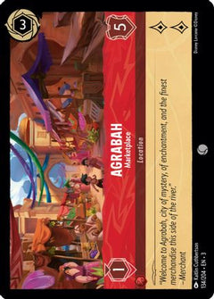 Agrabah - Marketplace (134/204) [Into the Inklands] Cold Foil - Deck Out Gaming