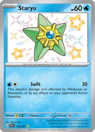 Staryu (118) [SV: Paldean Fates] Holofoil