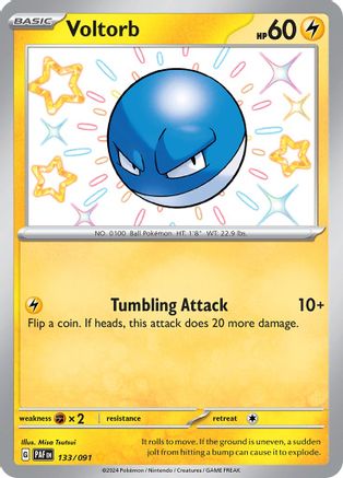 Voltorb (133) [SV: Paldean Fates] Holofoil - Deck Out Gaming