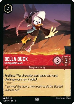 Della Duck - Unstoppable Mom (106/204) [Into the Inklands] - Deck Out Gaming