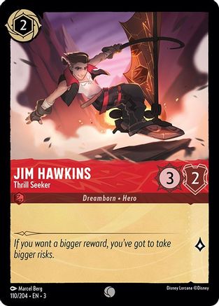 Jim Hawkins - Thrill Seeker (110/204) [Into the Inklands] - Deck Out Gaming