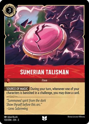 Sumerian Talisman (133/204) [Into the Inklands] - Deck Out Gaming