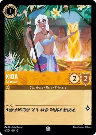 Kida - Atlantean (6/204) [Into the Inklands] Cold Foil - Deck Out Gaming