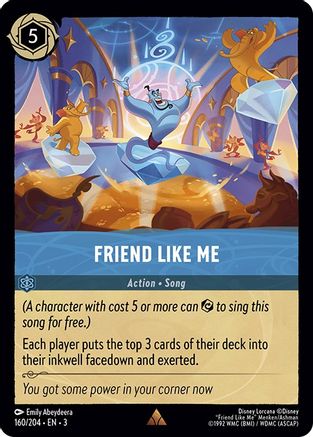 Friend Like Me (160/204) [Into the Inklands] Cold Foil - Deck Out Gaming