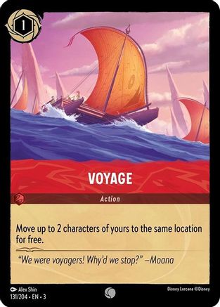 Voyage (131/204) [Into the Inklands] Cold Foil - Deck Out Gaming