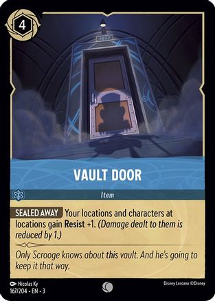 Vault Door (167/204) [Into the Inklands] Cold Foil - Deck Out Gaming