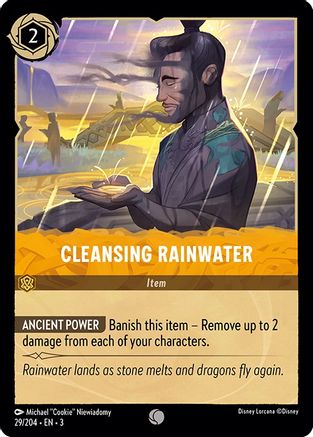 Cleansing Rainwater (29/204) [Into the Inklands] Cold Foil - Deck Out Gaming