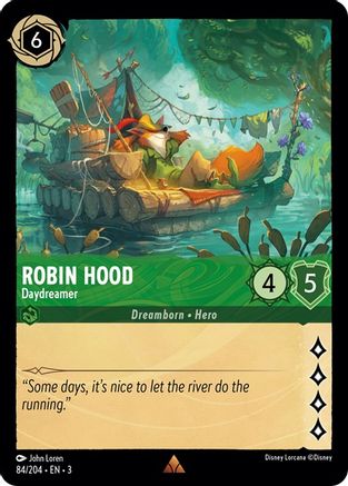 Robin Hood - Daydreamer (84/204) [Into the Inklands] Cold Foil - Deck Out Gaming