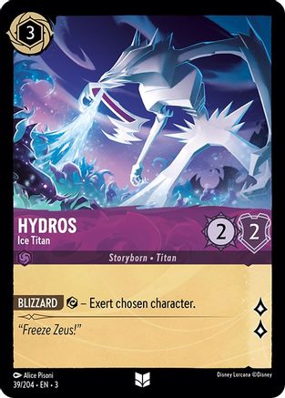 Hydros - Ice Titan (39/204) [Into the Inklands] Cold Foil - Deck Out Gaming