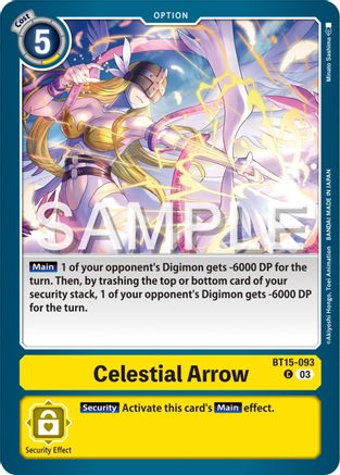 Celestial Arrow (BT15-093) [Exceed Apocalypse]