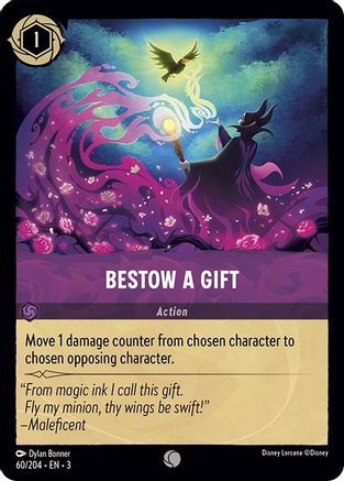 Bestow a Gift (60/204) [Into the Inklands] Cold Foil - Deck Out Gaming