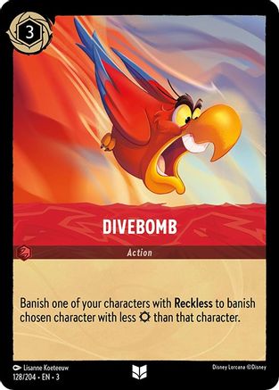 Divebomb (128/204) [Into the Inklands] Cold Foil - Deck Out Gaming