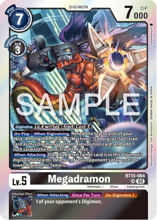 Megadramon (BT15-064) [Exceed Apocalypse] Foil