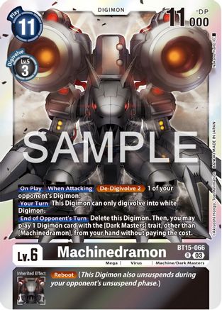 Machinedramon (BT15-066) [Exceed Apocalypse] Foil