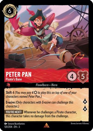 Peter Pan - Pirate's Bane (120/204) [Into the Inklands] Cold Foil - Deck Out Gaming