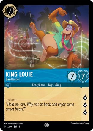 King Louie - Bandleader (146/204) [Into the Inklands] Cold Foil - Deck Out Gaming