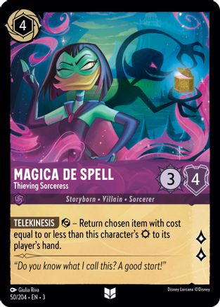 Magica De Spell - Thieving Sorceress (50/204) [Into the Inklands] Cold Foil - Deck Out Gaming