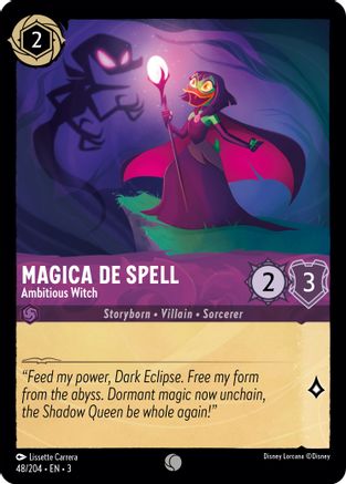 Magica De Spell - Ambitious Witch (48/204) [Into the Inklands] Cold Foil - Deck Out Gaming