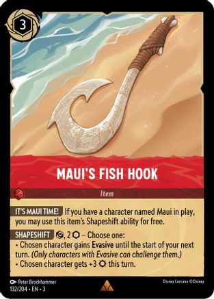 Maui's Fish Hook (132/204) [Into the Inklands] Cold Foil - Deck Out Gaming