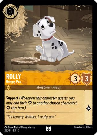 Rolly - Hungry Pup (21/204) [Into the Inklands] - Deck Out Gaming