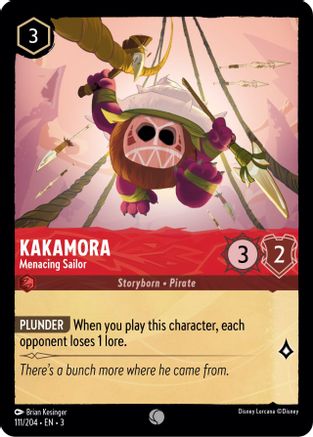 Kakamora - Menacing Sailor (111/204) [Into the Inklands] Cold Foil - Deck Out Gaming