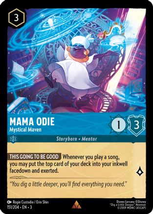 Mama Odie - Mystical Maven (151/204) [Into the Inklands] Cold Foil - Deck Out Gaming