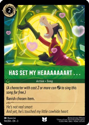 Has Set My Heaaaaaaart . . . (94/204) [Into the Inklands] - Deck Out Gaming