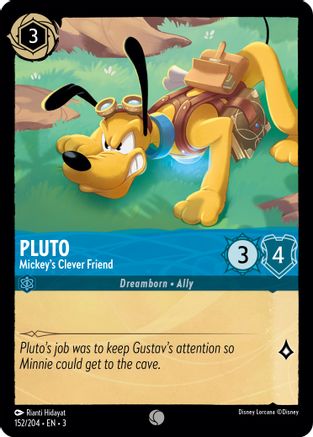 Pluto - Mickey's Clever Friend (152/204) [Into the Inklands] - Deck Out Gaming