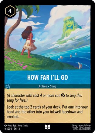 How Far I'll Go (161/204) [Into the Inklands] - Deck Out Gaming