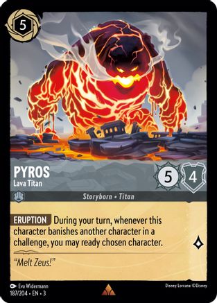 Pyros - Lava Titan (187/204) [Into the Inklands] - Deck Out Gaming